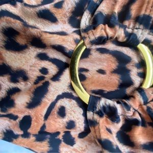 animal print bikiniD cup